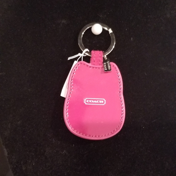 Coach Leather Owl Keychain/Fob - Picture 5 of 5